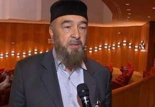 المفتي العام لروسيا: الإمام الخميني (قدس) برفضه الطائفية اراد تقدم العالم الإسلامي