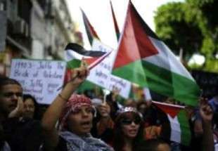 تظاهرات ضد صهیونیستی فلسطینیان در سالروز نکسه