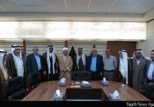 Ayatollah Araki  receives Iraqi clerics
