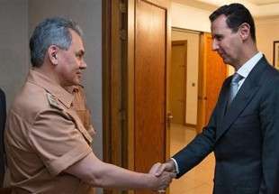 Russia’s defense minister meets Assad