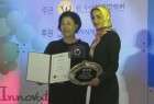 Iranian women win gold medal in Korea exposition (Photo)