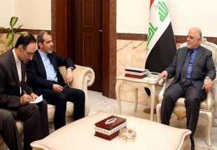 دیدار سفیر ایران در بغداد با حیدر العبادی