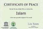 اسلام صلح آمیزترین دین جهان است