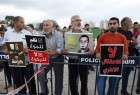 Palestinian hunger striker vows to continue protest, loses speech