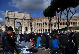 اقدام اعتراضی مسلمانان ایتالیا