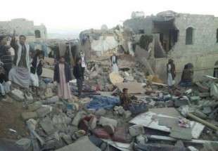 شهادت تمام افراد یک خانواده یمنی در بمباران متجاوزان سعودی
