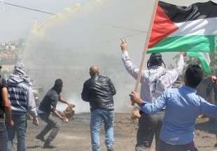 سرکوب راهپیمایان فلسطینی در کرانه باختری