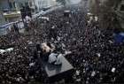 الحشود المليونية في طهران شيعت جثمان الفقيد اية الله رفسنجاني