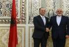 دیدار وزیر خارجه با همتای آلبانی خود