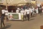 تظاهرات مسالمت آمیز شیعیان نیجریه در حمایت از شیخ زکزاکی