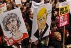 Britons hold massive protest against Trump’s Muslim ban