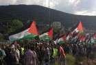 مشارکت بیش از 10 هزار فلسطینی در راهپیمایی چهل و یکمین سالگرد روز زمین