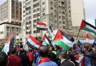 Commemorating 41st Anniversary of Palestinian Land Day in Damascus (Photo)  