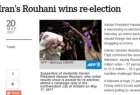 ​بازتاب انتخاب مجدد روحانی به ریاست جمهوری در رسانه های خارجی