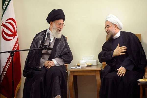 الرئيس روحاني يلتقي قائد الثورة الاسلامية