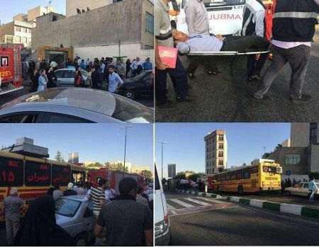 ارتفاع عدد المصابين جراء اصطدام قطاري انفاق في طهران الى 48مصابا