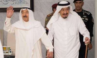 أمير الكويت يغادر السعودية بعد لقائه الملك سلمان