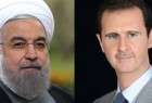 الأسد يعزي روحاني: سوريا تقف إلى جانب إيران صفًا واحدًا في محاربة الإرهاب
