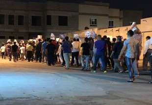 تظاهرات شبانه مردم بحرین در حمایت از آیت‌الله عیسی قاسم