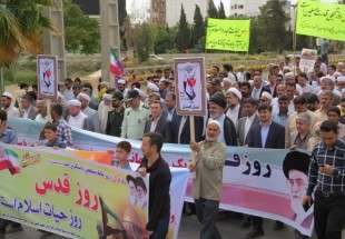 راهپیمایی باشکوه روز جهانی قدس در استان گلستان برگزار شد