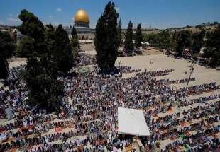 برگزاری نماز جمعه در مسجد الاقصی در میان تدابیر شدید امنیتی/حمله اشغالگران صهیونیست به تظاهرات فلسطینیان در بیت لحم