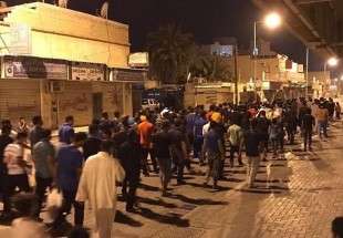 تظاهرات گسترده مردم بحرین در حمایت از مسجدالاقصی