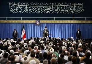 رہبر انقلاب اسلامی حضرت آیت اللہ العظمیٰ خامنہ ای سے حج کمیٹی کے اراکین کی ملاقات