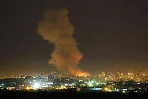الصهاينة يقصفون قطاع غزة بطائرات الـ F35