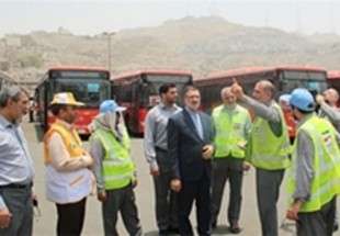 مسؤول ايراني: 350 حافلة تقدم خدمات النقل للحجاج الايرانيين