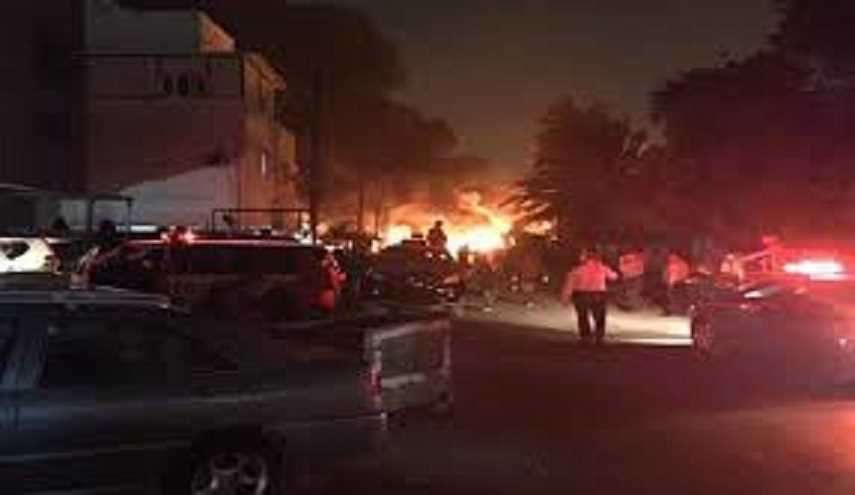 انفجار سيارة مفخخة في شارع فلسطين شرقي بغداد