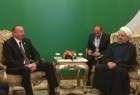 محادثات بين الرئيسين الايراني والاذربيجاني في آستانا