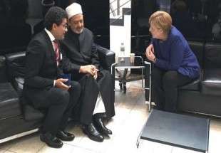 دیدار شیخ الازهر و صدر اعظم آلمان در خصوص اوضاع مسلمانان روهینگیا