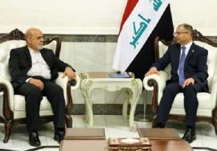 سفیر ایران در بغداد با رئیس پارلمان عراق دیدار کرد