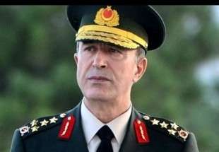رئيس اركان الجيش التركي يصل الى طهران