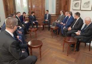 الرئيس الأسد يستقبل وفدا روسياً يضم مسؤولين اقتصاديين وعددا من ممثلي الشركات الروسية الكبرى