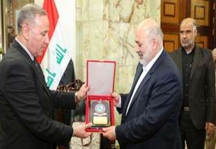 دیدار معاون وزیر کشور ایران با وزیر دفاع عراق