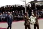 وزير الخارجية الايراني يشارك في مراسم تشييع ودفن جلال طالباني