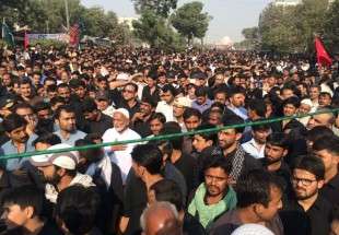 چہلم امام حسین ع کے جلوسوں میں لاپتہ افراد کے لئے مظاہرے