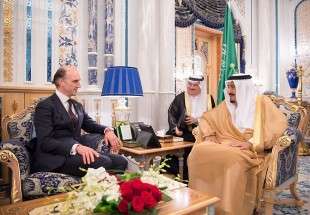 Conservative MP Leo Docherty has been reported to the parliamentary standards watchdog over his meeting with King Salman (screengrab)