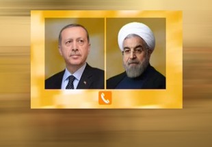 روحاني لاردوغان: مسؤولية عدم الاستقرار بالمنطقة يتحملها الكيان الاسرائيلي