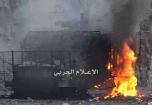 ​آتش‌سوزی گسترده در انبار مهمات ارتش سعودی