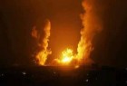 العدوان الصهيوني قصف قطاع غزة ليلة  الاربعاء