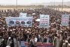 ​تظاهرات گسترده مردم «صعده» در هزارمین روز آغاز جنگ ائتلاف سعودی علیه یمن