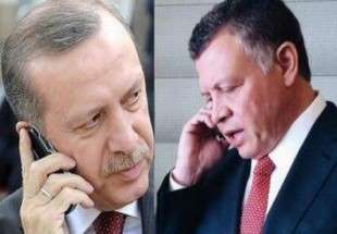 ​تماس تلفنی اردوغان و پادشاه اردن درباره آخرین تحولات قدس