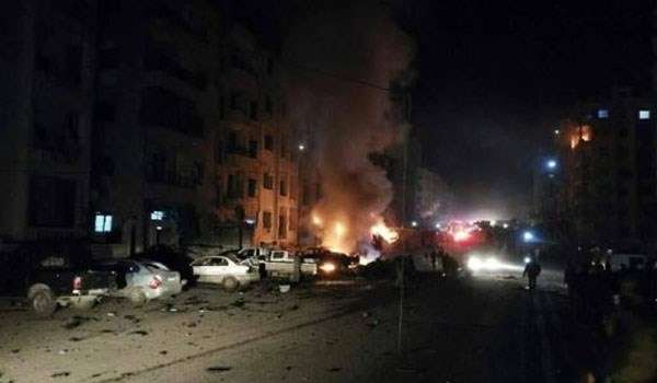 عشرات القتلى بتفجير ضخم في مدينة ادلب