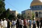 مستوطنون صهاينة يقتحمون المسجد الاقصى بحماية قوات الاحتلال
