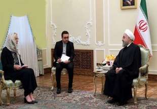 تہران: صدر روحانی کی ہالینڈ کی وزیرخارجہ سے ملاقات
