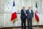 ظريف يستقبل وزير الخارجية الفرنسي