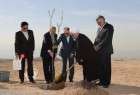 افتتاح مشروع الحزام الأخضر أطراف طهران بمساحة 1200 هكتار
