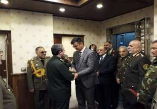 مساعد رئيس اركان القوات المسلحة الايرانية يستقبل مساعد وزير الدفاع الافغاني